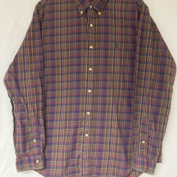 Ralph Lauren Other - Ralph Lauren MEN’S Casual Button Down Shirt Sz Plaid Pony Embroidere